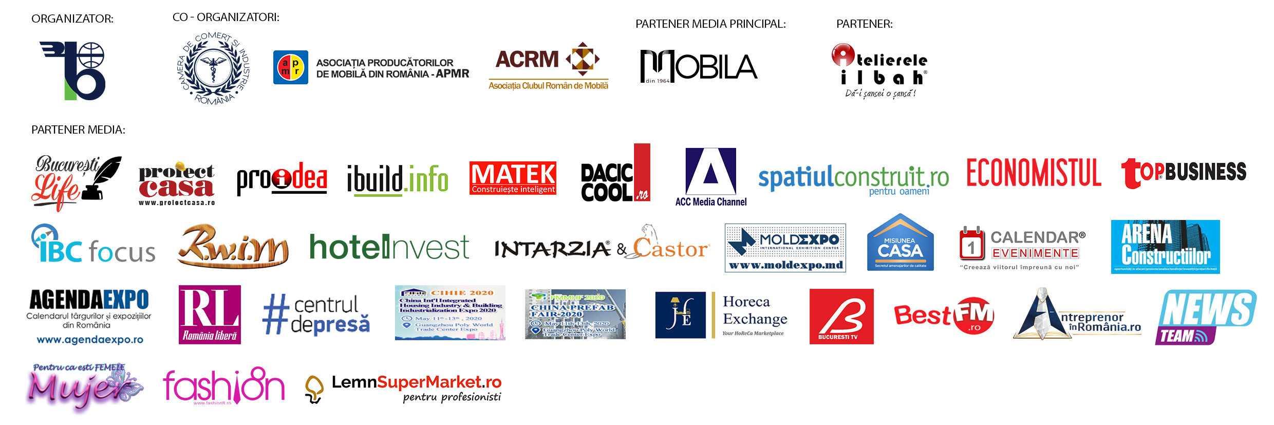 Bara de parteneri Mobila Expo - 2020 (26-11-2019)